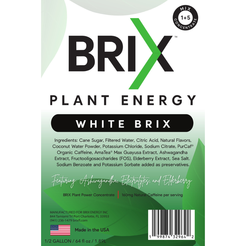 White BRIX Bottle