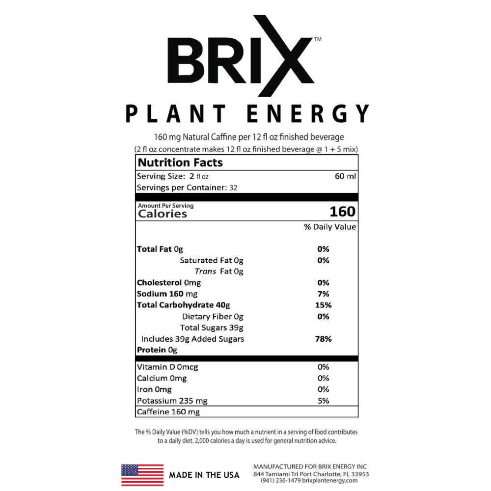 White BRIX Bottle
